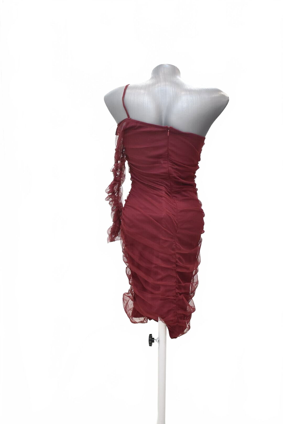 Dámske šaty Trendyol, farba bordó, veľkosť 36