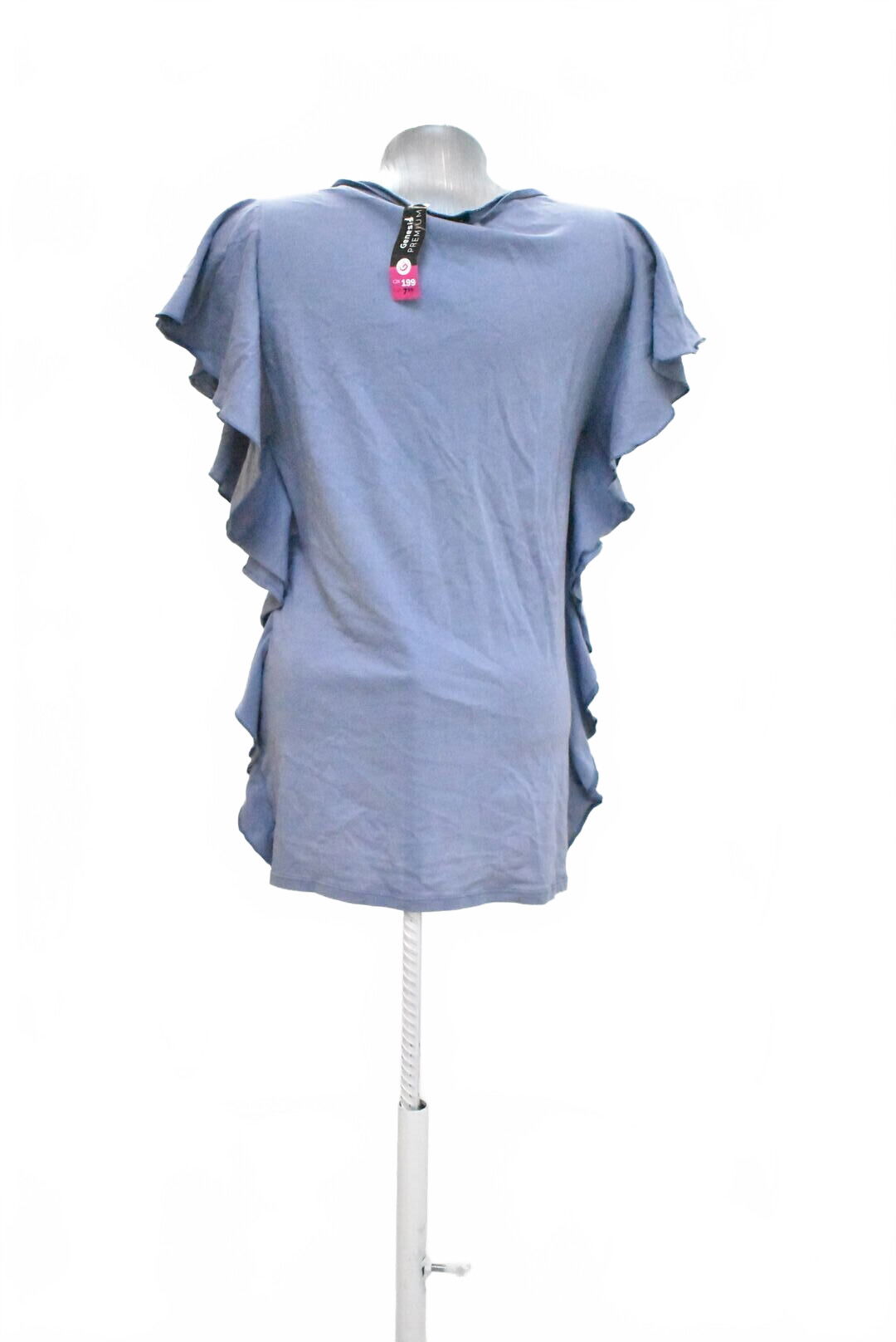 Dámske tričko Sisley bez potlače, farba modrá, veľkosť S