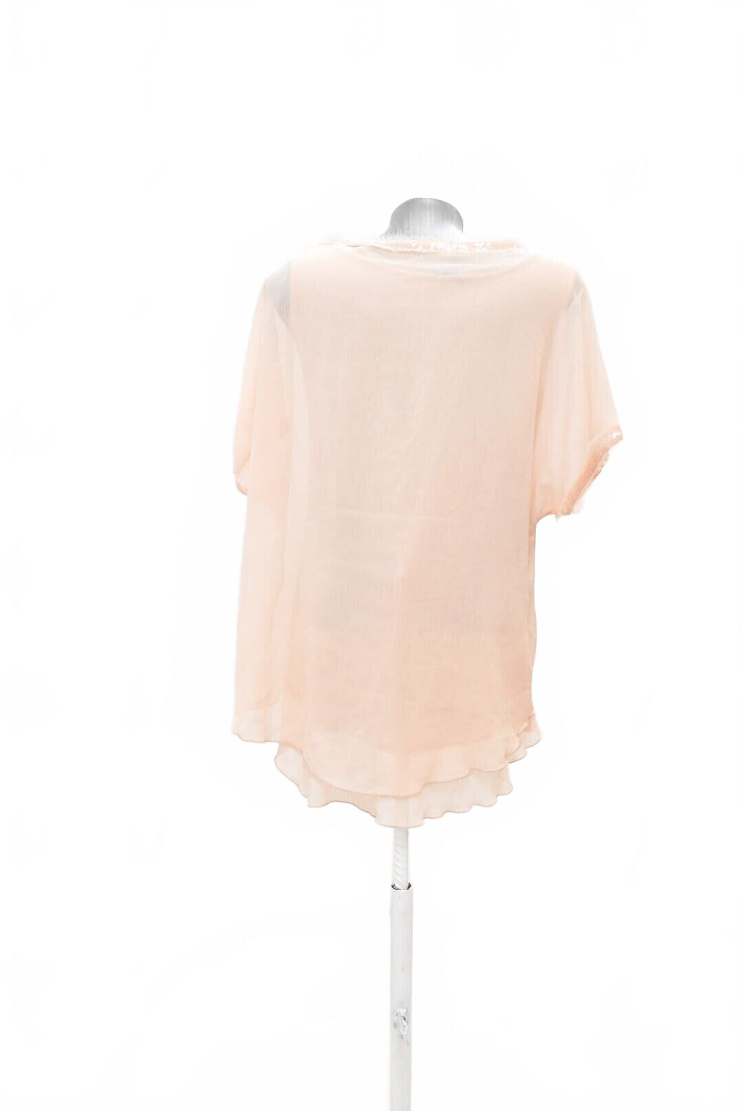 Dámske tričko Tom Tailor bez potlače, farba béžová, veľkosť 38