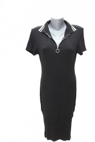 Dámské šaty Fbsister, barva černá, velikost XL