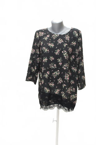 Dámske tričko Liu – Jo bez potlače, farba kvetovaná, veľkosť L