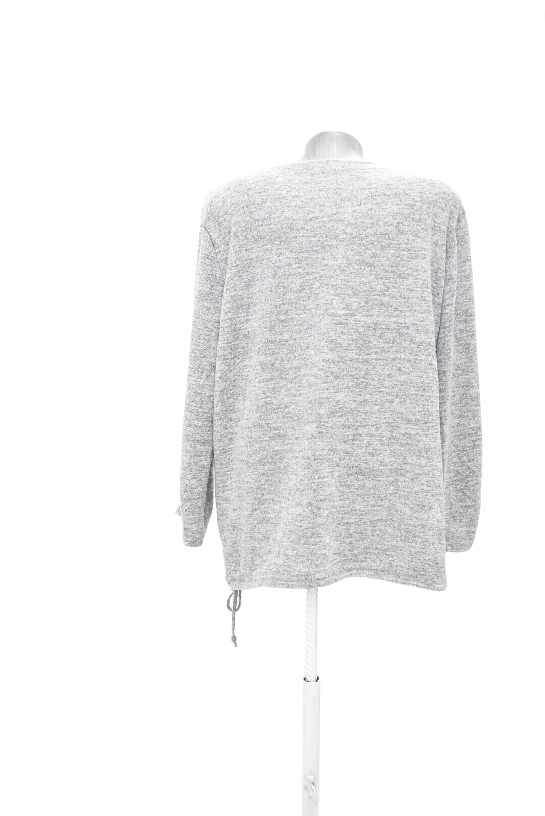 Dámské tričko Beloved bez potisku, barva šedá, velikost 2XL