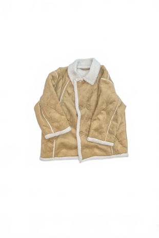 Dievčenská zimná bunda Genesis, farba hnedá, veľkosť 4-5 r