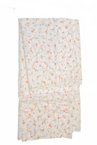 Záclona, barva květovaná