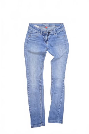 Dievčenské nohavice Esprit, farba denim, veľkosť 164