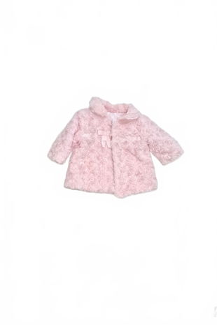 Dievčenský kabát George, farba ružová, veľkosť 0-1 m