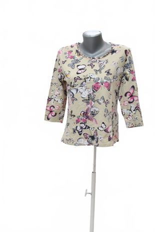 Dámske tričko Betty Barclay s potlačou, farba vzorovaná, veľkosť L