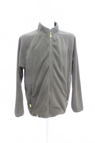 Pánská mikina Sinsay bez potisku, barva zelená, velikost 2XL