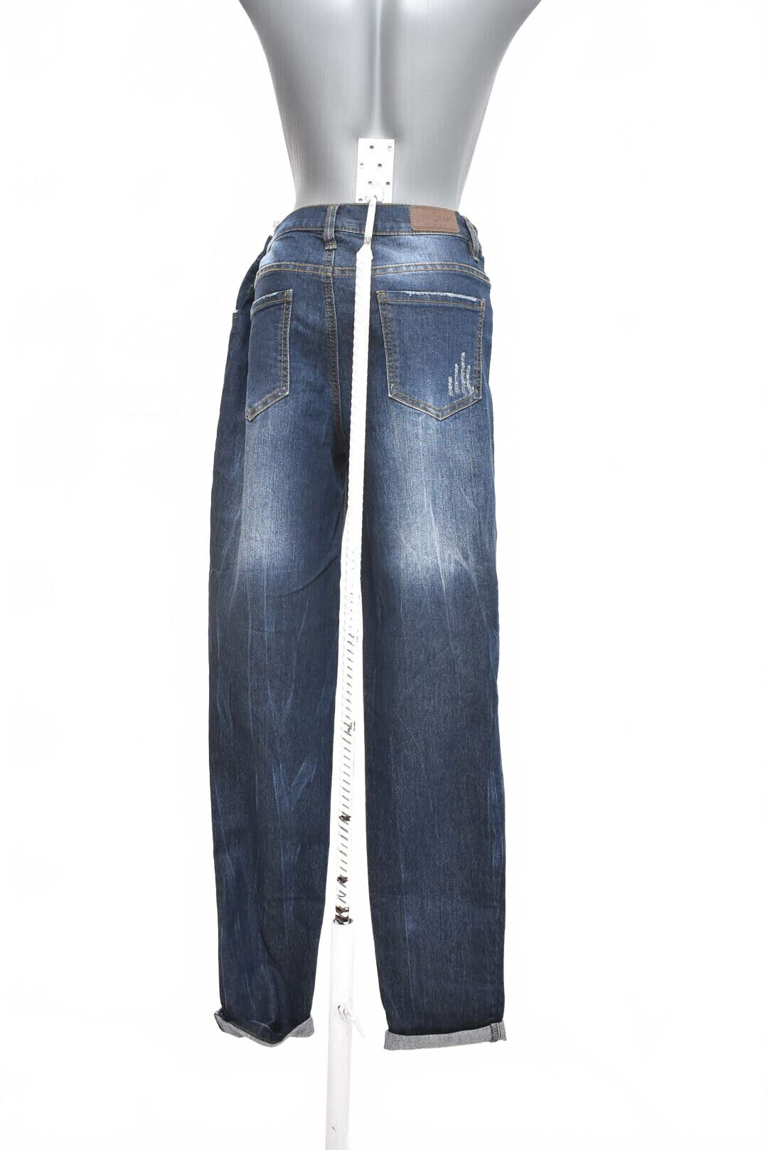 Dámske nohavice John Baner, farba denim, veľkosť 38