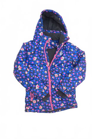 Dievčenská zimná bunda Y.f.k, farba vzorovaná, veľkosť 146