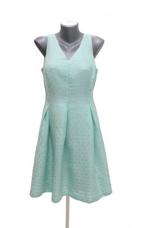 Dámske šaty Orsay, farba tyrkysová, veľkosť M