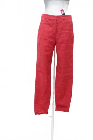 Dámske nohavice Massimo Dutti, farba červená, veľkosť 36