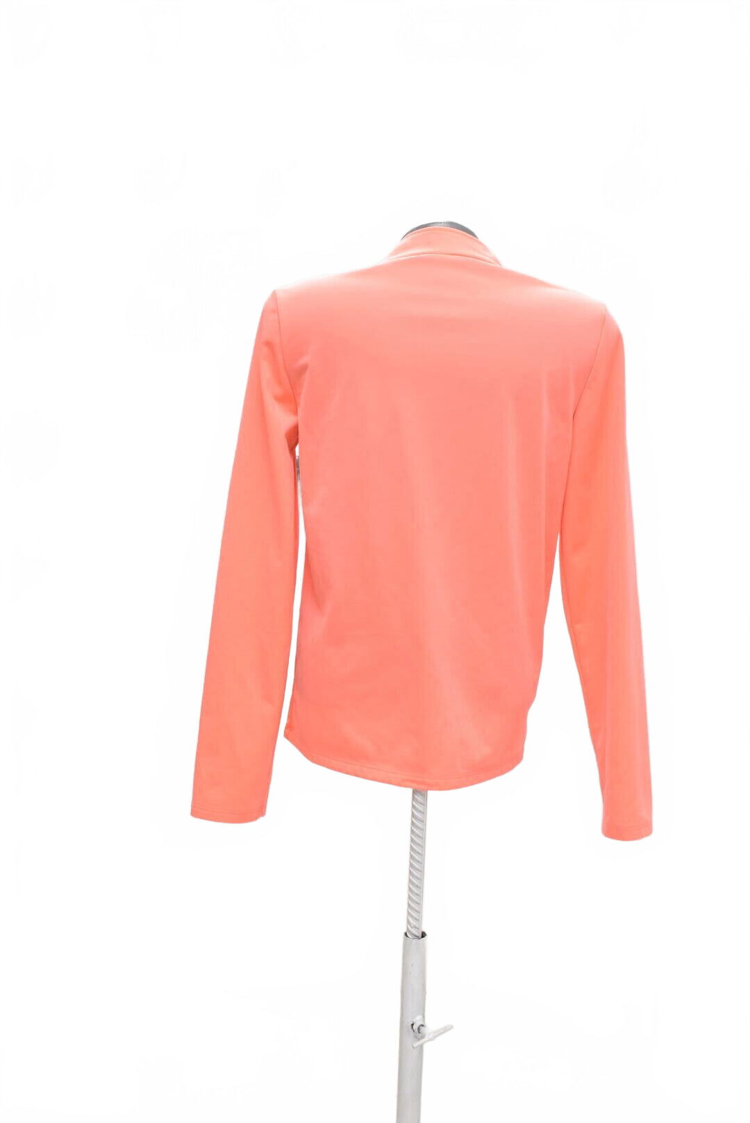 Dievčenská mikina Decathlon bez potlače, farba oranžová, veľkosť 12-13 r