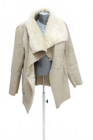 Dámský zimní kabát Orsay, barva béžová, velikost XL