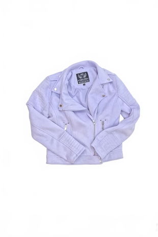 Dievčenská bunda C&A, farba fialová, veľkosť 152