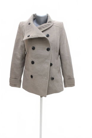 Dámsky zimný kabát H&M, farba hnedá, veľkosť 40