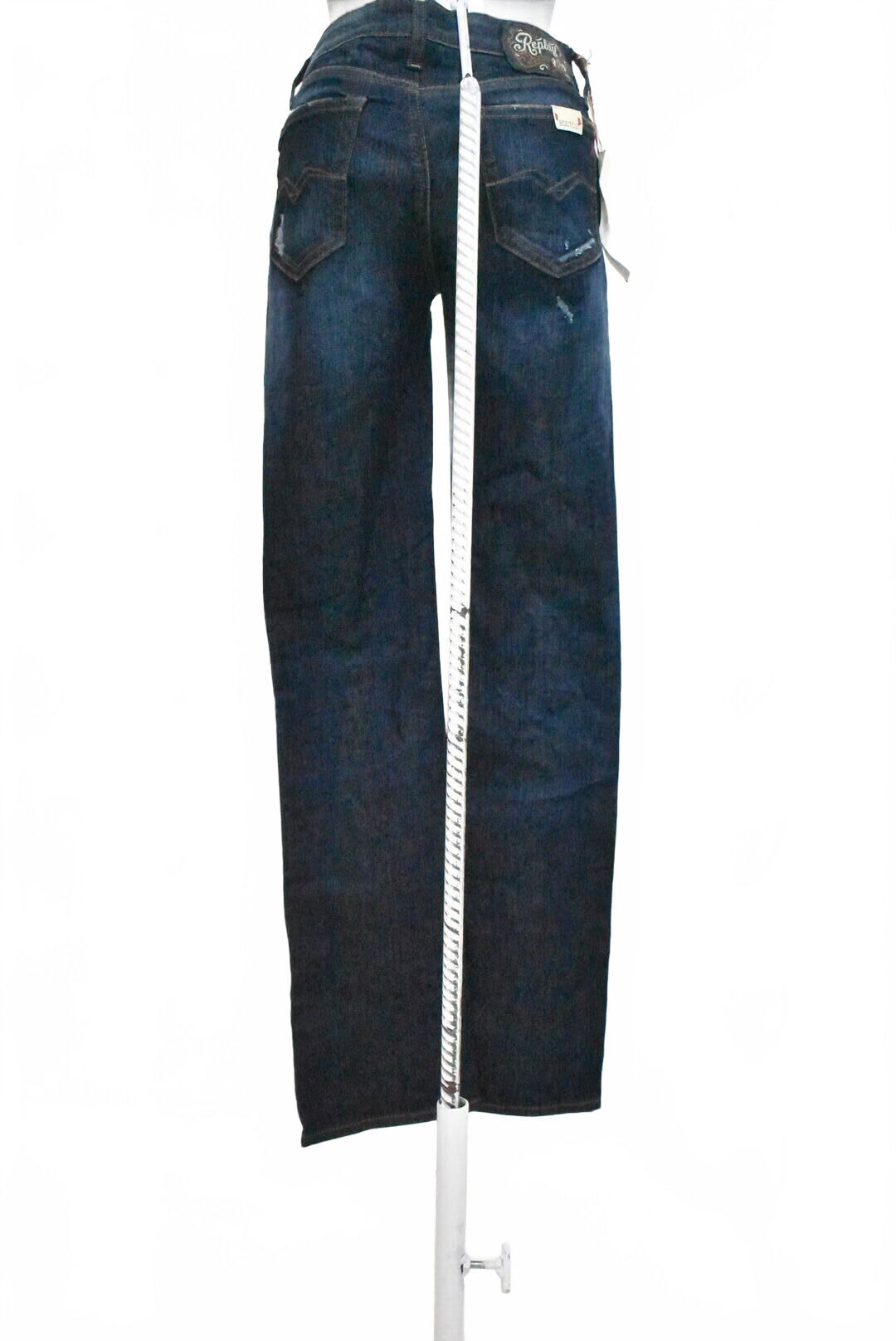 Dámske nohavice Replay, farba denim, veľkosť XS