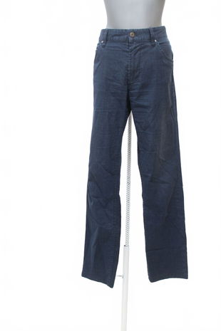 Pánské kalhoty Blažek, barva modrá, velikost L