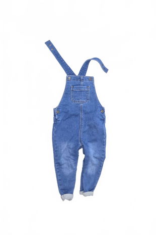Chlapecké kalhoty F&F, barva denim, velikost 18-24 m