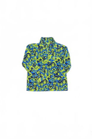 Chlapčenská mikina Genesis bez potlače, farba vzorovaná, veľkosť 110