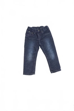 Chlapecké kalhoty C&A, barva denim, velikost 92