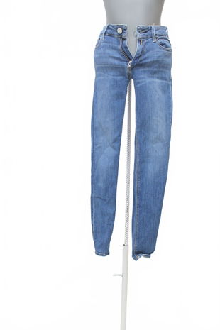 Dámske nohavice Replay, farba denim, veľkosť XS