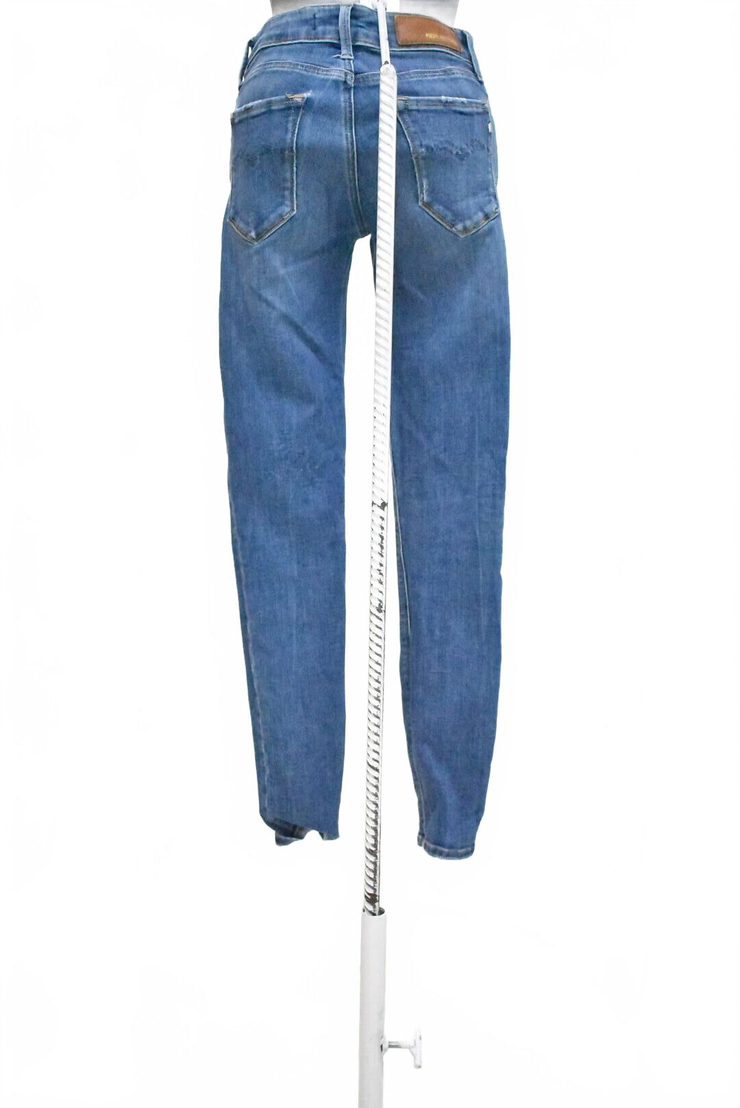 Dámske nohavice Replay, farba denim, veľkosť XS