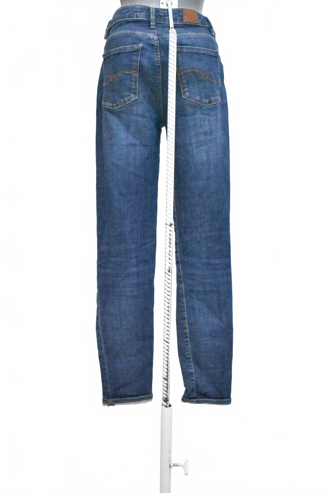 Dámske nohavice Trussardi, farba denim, veľkosť S