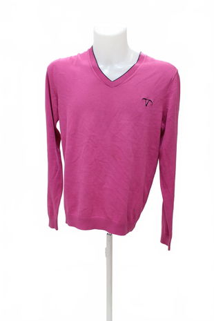 Pánský svetr Genesis, barva růžová, velikost M