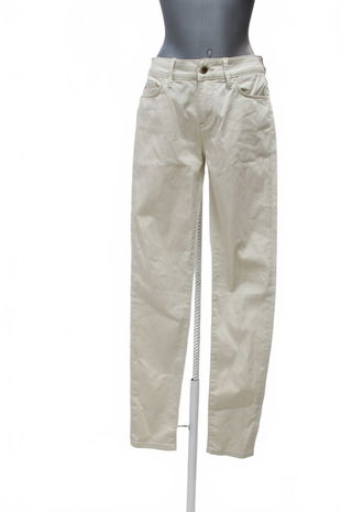 Dámske nohavice Tommy Hilfiger, farba béžová, veľkosť M