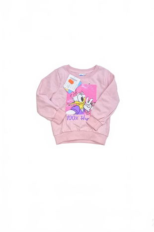 Dievčenská mikina Genesis s potlačou, farba ružová, veľkosť 110