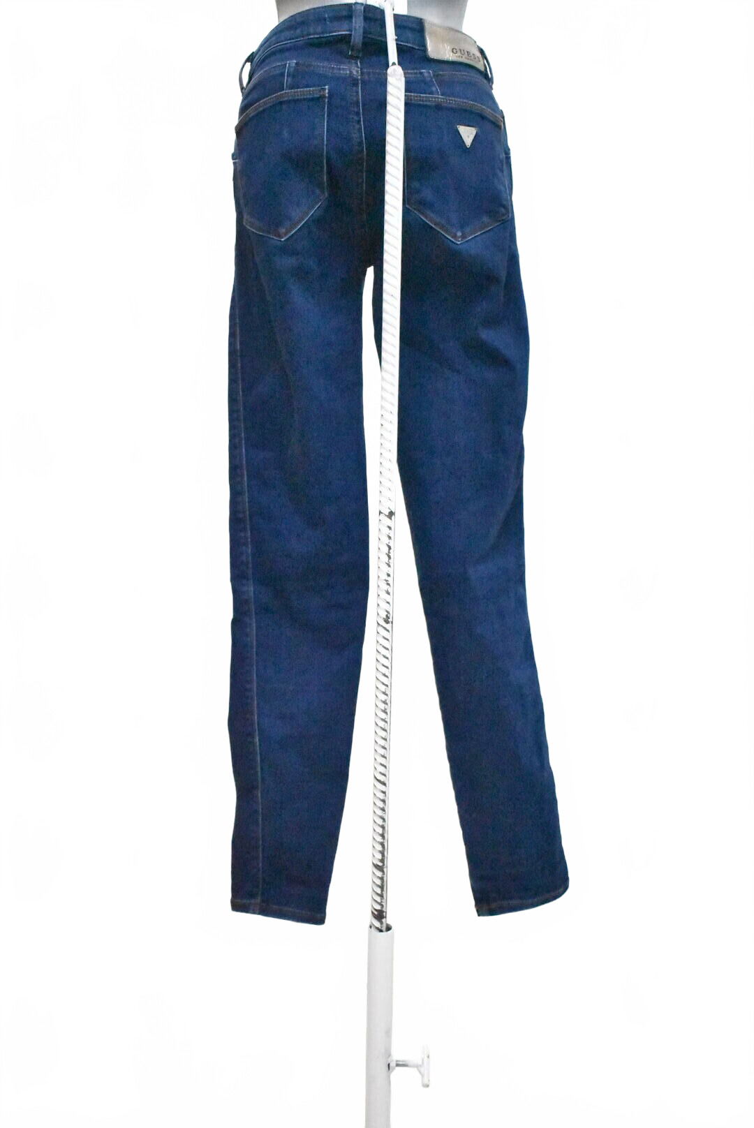 Dámske nohavice Guess, farba denim, veľkosť S