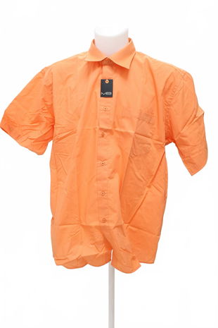 Pánská košile s krátkým rukávem Genesis, barva oranžová, velikost 44