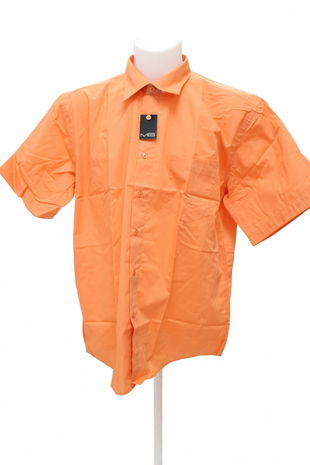 Pánská košile s krátkým rukávem Genesis, barva oranžová, velikost 43