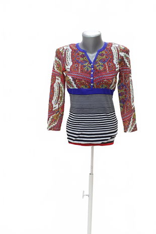 Dámske tričko Marc Aurel s potlačou, farba vzorovaná, veľkosť 36