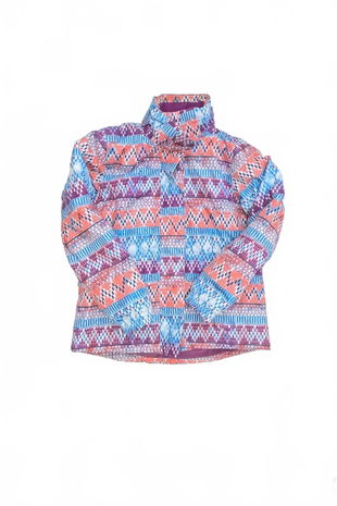 Dievčenská zimná bunda Crivit, farba vzorovaná, veľkosť 134