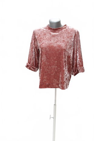 Dámske tričko Ichi bez potlače, farba ružová, veľkosť L