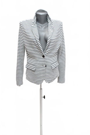 Dámske sako Zero, farba pruhovaná, veľkosť M