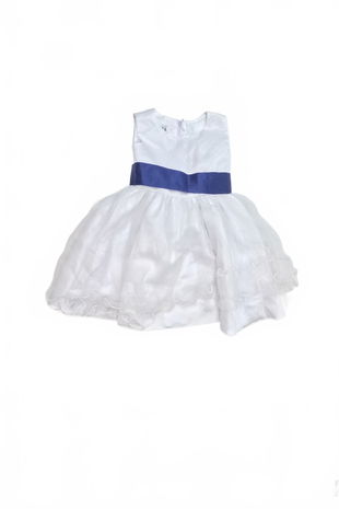 Dievčenské šaty Genesis, farba biela, veľkosť 1-3 r