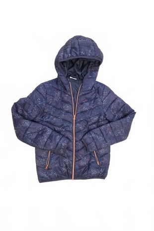 Dievčenská zimná bunda Pepperts, farba modrá, veľkosť 152