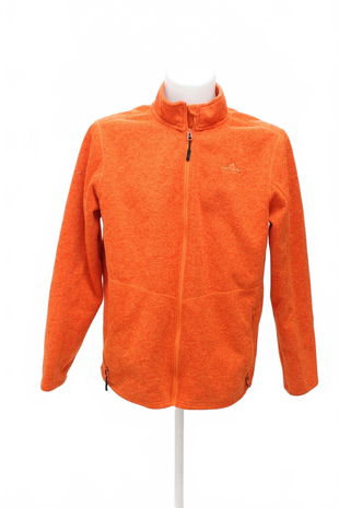 Pánská mikina Crivit bez potisku, barva oranžová, velikost 52