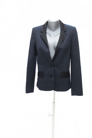 Dámske sako Naf Naf, farba modrá, veľkosť 34