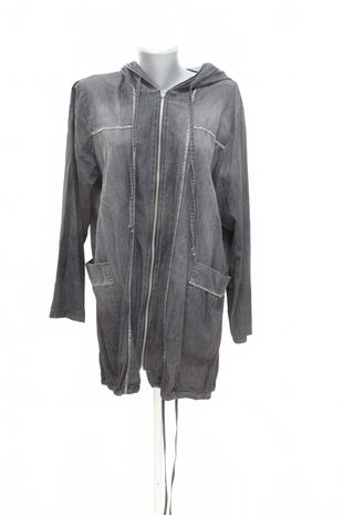 Dámska bunda Made In Italy, farba čierna, veľkosť L