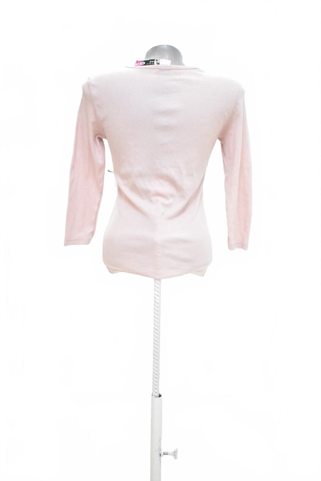 Dámske tričko Calvin Klein bez potlače, farba ružová, veľkosť S