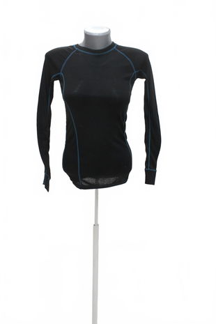 Dievčenské tričko Genesis bez potlače, farba čierna, veľkosť 11-12 r