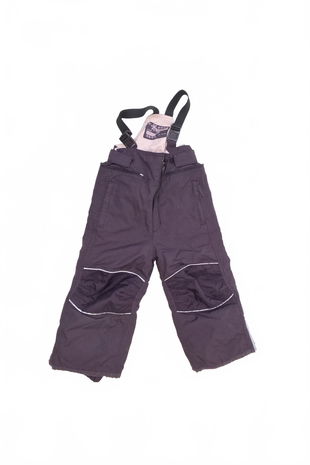 Dievčenské zimné nohavice Tchibo, farba bordó, veľkosť 98