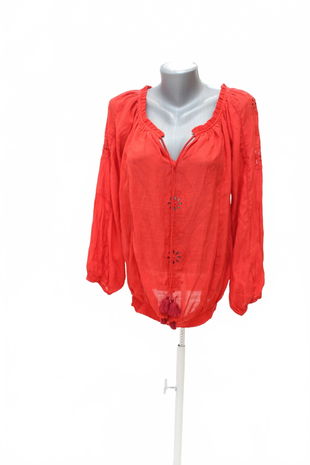 Dámska blúzka Desigual, farba červená, veľkosť M