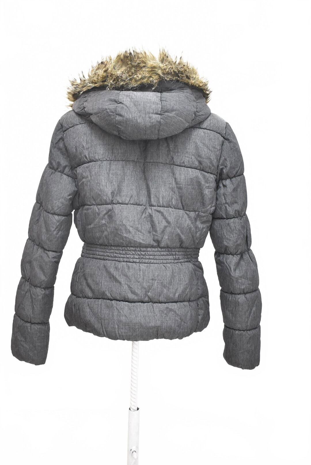 Dámska zimná bunda H&M, farba sivá, veľkosť 38