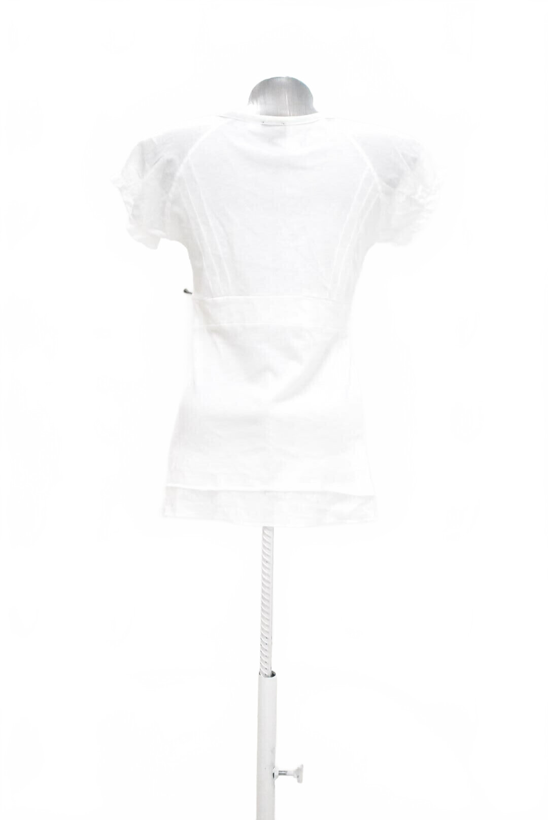 Dámske tričko Calvin Klein bez potlače, farba biela, veľkosť S