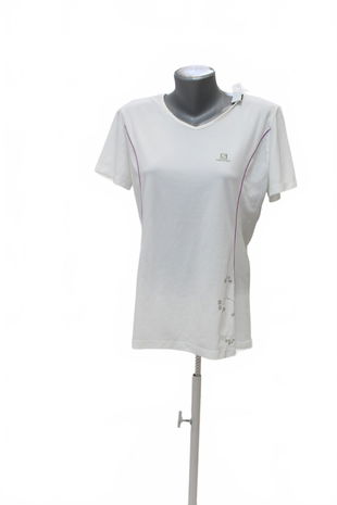 Dámske tričko Salomon bez potlače, farba biela, veľkosť L